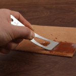 Roostevabast terasest Leathercraft Gumming Glue T&ouml;&ouml;riist isetehtud &otilde;mblemine Naha k&auml;sit&ouml;&ouml;liimimine