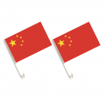 Miniatuurne lipuvardahoidja, veoauto kinnitus Hiina auto lipuvarda lipud, plastikraamiga b&auml;nner 45x3cm