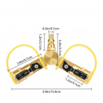 Matkaauto kiir&uuml;hendusega jagaja, 2-suunaline adapter 1/4-tollise kiirvabastusega, kiir&uuml;hendusvoolik, 2-suunaline adapter matkaauto telkimispliitidele