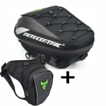 Mototsentriline mootorratta suure mahutavusega 37L ratturi seljakott Multifunktsionaalne tagumine mootorratta tagumine istmekott Casual Drop Leg k&uuml;ljekott