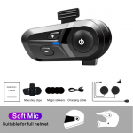 Mootorrattakiivri peakomplekt Bluetooth 5.3 mootorratta juhtmevaba praktiline k&otilde;nepeakomplekt veekindel mootorratta k&otilde;rvaklapp