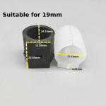 10 tk U-kujulised p&otilde;randaliigendid M&ouml;&ouml;blijalad Plastikust ristk&uuml;lik libisemiskindlad toolijalad Korgid P&otilde;randakaitse tooli jalapatjade katted White