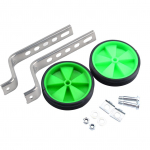 2 tk reguleeritav treening k&uuml;lgrataste stabilisaator lastele 12?20 jalgratta tasakaal(Roheline)