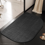 Kodune Uksematt WC WC Kiiskuiv Vaip WC P&otilde;randamatt Imav Libisemisvastane Matt Vannitoa Uks 40 * 60CM white