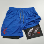 Berserk Muay Thai Kick Boxing UFC MMA Segakunstide Segav&otilde;itluskunst P&uuml;ksid Anime Mehed Naised Unisex Kahekihilised Kiiresti Kuivavad Hingavad Sportlikud J&otilde;usaal Fitness Treening M