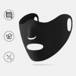 V&auml;lispordi p&auml;ikesekaitsega n&auml;omask naistele p&auml;ikese UV-kaitse hingav j&auml;&auml;siidist n&auml;oloor k&otilde;rva rippuv n&auml;omask must