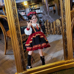 Harry Potter Cosplay Halloweeni Keep ja Lolita Printsessi Kleit T&uuml;drukutele 150 cm