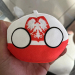 10 cm Polandball mini pl&uuml;&uuml;sis m&auml;nguasi Kasahstan Iisrael Palestiina Iraak Egiptus Countryball Anime V&auml;lisseadmed kingitused The Republic of Poland