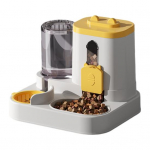 2-&uuml;hes lemmiklooma s&ouml;&ouml;tja ja veejaotur Automaatne lemmikloomade kuivtoidu- ja veejaoturi komplekt v&auml;ikestele keskmistele kassidele koertele roosa