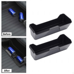 2x Car under Seat Storage Box Front Drawer Container Maximize Space 14.96x5.91x4.92inch