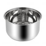 Riisikeedi sisemise poti vahetus roostevabast terasest suure mahuga pliidi vooderdis Pliiti sisemine pott aurutamiseks hautamiseks aeglane hautamine 1.6l