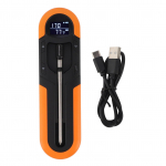 Traadita liha termomeeter taimeriga, nutikas alarm, IP66, magnetiline, 500mAh, Bluetooth, liha termomeeter