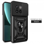 Jalgadega Armor &uuml;mbris OnePlus 13R 5G One Plus jaoks, kaanega, millel on objektiivi kaitser&otilde;ngas ja magnetiline hoidik, Coque Fundas OnePlus 13R must