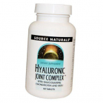 H&uuml;aluroonhape gl&uuml;kosamiini, kondroitiini ja MSM-iga, Hyaluronic Joint Complex, Source Naturals 60 tabletti (03355008) 60tab