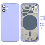 Tagakaas koos SIM-kaardi sahtli, k&uuml;ljenupude ja kaamera objektiiviga iPhone 12 mini jaoks