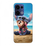 Coque de t&eacute;l&eacute;phone - Maniacase - Oppo Reno 13 5G - Silicone - Souple - Stitch et Moana Kakamora