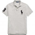 Polo Ralph Lauren Kirjalogo Tikitud L&uuml;hikeste Varrukatega Polo S&auml;rk Meeste pealsed Hall 710688969-002 M