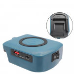 Juhtmevaba laadija adapter Type-C ja USB laadimisportidega Makita 18V Li-ion akule