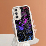 Pehme silikoonist ruudukujulise redeliga printimismustriga telefoni korpus T&auml;iskaanega kaamera p&otilde;rutuskindel kaitse kummist &uuml;mbris Samsungile Samsung A32 5G must