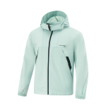 Li Ning Urban Outdoor Seeria &Uuml;hev&auml;rviline T&otilde;mblukuga Kapuutsiga L&otilde;tv Hingav UV-kaitse P&auml;ikesekaitse Jakk Unisex Jakk Hall-Roheline AFDV461-8 M white