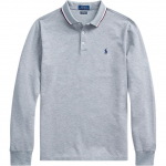 Polo Ralph Lauren &Uuml;hev&auml;rviline hobuse logoga tikitud pikkade varrukatega polos&auml;rk Meeste pealsed Hall MNPOKNI16820343-020 S