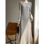 Andy Naiste Sametist Kootud Soonikuga Kampsunkleit - S&uuml;gis/Talv Retro Stiil Extra Large kaamel