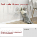 Eriti paks kassikriimustuskaitse isekleepuv l&auml;bipaistev kile seina diivani m&ouml;&ouml;bli kaitsja kriimustusvastane mustusekindel lihtne pealekleepimine [Width 45cm * length 10m]