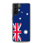 Coque T&eacute;l&eacute;phone &ndash; Samsung &ndash; Galaxy S21 Ultra &ndash; Drapeau Australien &ndash; Supp &ndash; Mitmev&auml;rviline