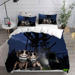 M&auml;ng Zoonomaly Voodipesukomplektid Tekk Tekikott Voodikate Tekikott Padjap&uuml;&uuml;r 2-3 Osalised Komplektid Magamistoa Kaunistus Kodutekstiilid EU Twin 135x200cm