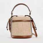 K&auml;eshoitav &auml;mbrikott Kootud Rannakott Personaalne T&ouml;&ouml;le K&auml;ekott Crossbody looduslik