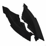 2 Pieces Cowl Side Vent Cover Accessories 86154-4H000 Black Right for Grand Starex H1 i800