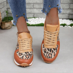 Naiste s&uuml;gisesed vabaajajalatsid, mood, leopardimustriga, spordijalatsid 2024, paeltega naiste platvormtossud, Zapatillas De Mujer 35