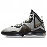 Nike LeBron 19 Meeste Tossud Valge Must Metallik-Kuldne CZ0203-100 43