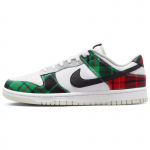 Nike Dunk Low Premium Ruuduline Unisex Tossud Valge University-Red Must DV0827-100 39