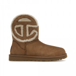 Telfar x UGG Logo Mini Saapad Kastan Unisex Tossud Pruun 1122991-CHE 37