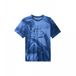 Nike Dri-FIT Run Division Rise 365 Logo Tie-Dye Prindiga &Uuml;mmarguse Kaelusega T-s&auml;rk Meeste Topid Sinine FB6880-450 XXL