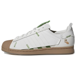Adidas Originals Melting Sadness X Superstar Karoro Hole Vabaaja Kestvarvastega Tossud Unisex Tossud Valge Roheline Pruun H06342 45⅓