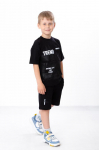 Set &ndash; Boys' Summer Outfit, Printed T-Shirt & Pocket Capri, Any season, 6466-001-33 HC 104 must