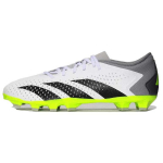 Adidas Predator Accuracy.3 kunstmuru AG (Kummist l&uuml;hikesed trukid) Vastupidavad Jalgpallikingad Unisex Jalgpallikingad Valge Must Kollane IE9478 40