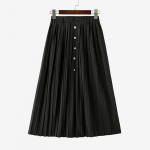 ZANZEA naiste vabaaja elastsed v&ouml;&ouml;kohad lahtised pikad seelikud 5XL pruun