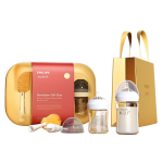 Philips Avent Vasts&uuml;ndinu s&ouml;&ouml;tmise kinkekomplekt Silikoonkumm Beebipudel 125 ml 240 ml 3-in-1 pudelihari beige