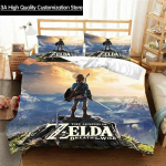 Z-Zelda Mustriga Tekikate Padjap&uuml;&uuml;r Voodipesu Kahe- v&otilde;i Kolmeosaline Komplekt Mitme Suurusega Tekikomplekt Tekikate Voodipesukomplektid EU single(135x200cm)