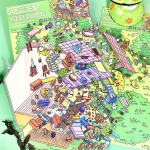 Isetehtavad 3D maja stseeni kleebised - 2 komplekti armas teema - 3D armas multifilmikleebiste komplekt j&otilde;ulukink t&auml;iskasvanutele lastele, stressi leevendamine 1 Set