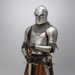 Keskaegne Barbuta Keha Kiiver T&auml;iuslik Halloweeni, Fantaasia Cosplay, LARP-i, Renessanssp&auml;eva Taastamiste Kingitus