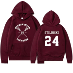 Teen Wolf Hoodie Beacon Hills Stilinski 24 Lahey McCall Pullover Telesaade Kapuutsiga dressipluus Kapuutsiga Hip Hop Pusad T&auml;navar&otilde;ivad Top M black
