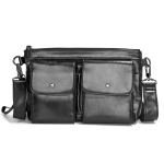 Ehtsa Nahaga Crossbody Kott, Meeste &Uuml;he&otilde;lakott, Vabaaja Meeste Kott, Suure Mahutavusega T&ouml;&ouml;k&auml;igu Sidurikott kohv