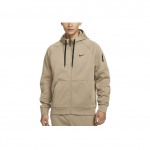 Nike Therma-Fit &Uuml;hev&auml;rviline Fliis T&auml;ispika Lukuga Soe Kapuutsiga Kampsun Meeste &uuml;leriided Khaki DQ4831-247 4XL