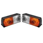 Eesmine kombineeritud tulede komplekt 12V suunatuli / halogeenlamp pirniga Sobib Fordi ja Fordsoni traktoritele Standard merevaigukollane/puhas