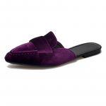Moodsad Poolkinnised Kingad Naistele Luksuslikud Sametised Mokassiinid Moodsad Terava Otsaga Loaferid Daamide Suve S&uuml;gise Veluurist Ballerina Kingad 36