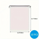 10 tk kaasaskantav kingahoidmisn&ouml;&ouml;r &ouml;koloogiline hoiukott mitmesugustele asjadele reisimeigikott Veekindel l&auml;bipaistev plastikust hoiukott